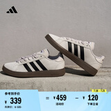 adidas「面包鞋」GRAND COURT BASE 00s休闲低帮板鞋男女阿迪达斯   灰色/黑色/酱紫   41