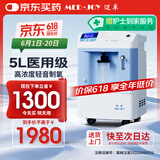 迈卓（MED·JOY）医用制氧5升大流量家用5L氧气机老人制氧机医用雾化一机两用