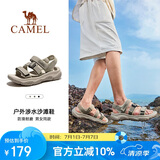 骆驼（CAMEL）夏季户外魔术贴凉鞋男女溯溪涉水速干沙滩鞋子F14B162007