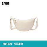 森马（Semir）斜挎包男简约纯色胸包情侣背包通勤休闲风105124153222