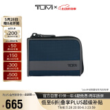 途明（TUMI）ALPHA SLG男士钱包卡包手拿包海军蓝拼灰色01192297NVYGY2