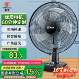 华生（Wahson）电风扇/台扇/低音风扇/16吋大风量家用办公电扇交流定频风扇 WS-A1603