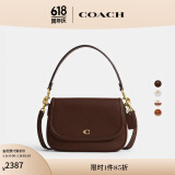 蔻驰（COACH）新款女士经典款LEGACY单肩包斜挎包真皮夏季女包 B4/枫叶色