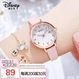 迪士尼（Disney）手表女学生简约防水儿童手表带日历中小学生考试用表MK-11300P