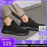 斯凯奇（Skechers）男鞋夏季网面透气休闲鞋轻便软底缓震运动鞋跑步鞋健步鞋210281