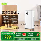 720 全效空气净化器E420智能互联除甲醛家用办公深紫外负离子除菌除烟味鸿蒙智联智慧生活APP