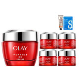 玉兰油（OLAY）面霜大红瓶面霜抗皱保湿面霜紧致金纯面霜护肤品礼物妈妈 大红瓶面霜50g+4个小样