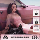 JellyToyboy包包女包JTB漫游包春夏新款小众斜挎单肩包通勤托特包 黑色