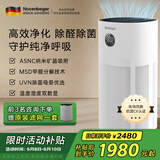 诺森柏格（Nocenbeger）空气净化器 家用0臭氧分解除甲醛除菌消除异味除过敏原雾霾二手烟负离子净化器G6plus 诺森柏格G6PLUS