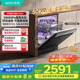 华帝（VATTI）15套嵌入式洗碗机105℃热风烘干 50Kpa变频水压全域洗净 五星消毒一级水效 国家政府补贴iD1000