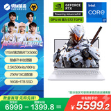 机械革命极光X 酷睿i7HX 游戏本笔记本电脑(i7-13700HX 16G 1T RTX5060 2.5K屏 180Hz 白)