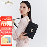 金利来女包百搭单肩包手袋女包百搭链条斜挎包送妈妈女朋友礼物 黑色