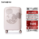 新秀丽（Samsonite）行李箱29英寸拉杆箱迪士尼米奇扩容旅行箱AF9米色托运密码箱
