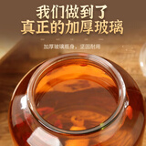 拜杰泡酒专用罐泡酒玻璃瓶带龙头酒坛子10斤密封自酿葡萄杨梅酒药酒罐 10斤 单瓶（无龙头无底座）