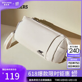 斯凯奇（Skechers）吐司包防泼水运动斜挎包可调肩带单肩包P223U029月光色
