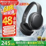 漫步者（EDIFIER）【王一博代言】W820NB双金标主动降噪无线头戴式蓝牙耳机游戏音乐运动学生网课耳麦适用于安卓苹果 【升级版】雅典灰1