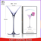 酒吧灵魂 鸡尾酒杯套装 百款无铅水晶玻璃杯调酒杯 专业酒吧杯子 马天尼杯 K3011新款马天尼杯 145ml