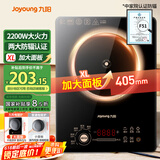九阳（Joyoung）电磁炉2200W大功率家用触控按键耐用面板十档火力纤薄定时功能电磁灶火锅炉C22S-F51【国家补贴】