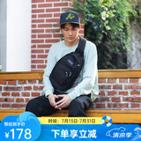 JANSPORT杰斯伯斜挎包男女休闲时尚单肩包潮牌ins风47LS 7R1 黑色