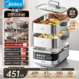 美的（Midea）蒸魔方多功能家用电蒸锅 炖蒸涮煮一体 大容量 不锈钢可分体 国家补贴【厨房好物】MZ-ZGS352302
