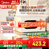 美的【国家补贴8折】厨房小家电小滋味微波炉变频家用小型百搭复古转盘式经典双旋钮轻音（M20H4）