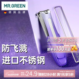 MR.GREEN德国防飞溅指甲刀指甲钳指甲剪单个中小号进口不锈钢Mr-1138PR