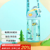 contigo康迪克儿童吸管水杯运动塑料吸管杯450ml工程车总动员HBC-STR152