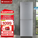 上菱 191升双门冰箱 风冷无霜 净味养鲜 节能低噪 冷藏冷冻控温保鲜 家用小型两门电冰箱 BBY191WL（皓月银）