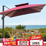 藤朝家具（Teng chao jia ju）藤朝户外遮阳伞庭院伞大太阳伞罗马伞室外露台花园摆摊户外伞 特卖款|2.5米+400斤水箱