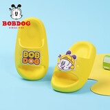 巴布豆童鞋男童拖鞋夏季室内软底宝宝凉鞋儿童鞋子117542009稻草黄210