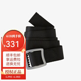 PATAGONIA男士Tech Web Belt 野外救生腰带118cm铝合金扣头巴塔哥尼亚59194 BLK-黑色