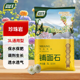 尚洋珍珠岩3L 园艺多肉土颗粒铺面石美观无土栽培基质植物种植营养土