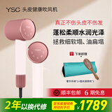YSC礼物吹风机家用大风力不伤发保护头皮负离子护发速干高速电吹风几乎0辐射礼盒装 卡布奇诺
