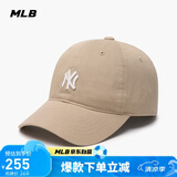 MLB帽子男女软顶棒球帽虞书欣明星同款运动鸭舌帽3ACP7701N-50BGS-F