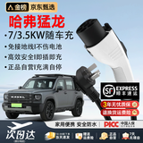 ROMADA哈弗猛龙随车充电枪 家用便捷式充电器 新能源充电器免接地线便携式220v充电桩 哈弗猛龙（国标正品/免地线/指示灯） 【5米线】3.5KW家里插座-赠转换头