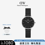 丹尼尔惠灵顿（DanielWellington）DW流金表女表金属表带28mm欧美简约风学生手表节日礼物DW00100246