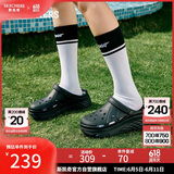 斯凯奇（Skechers）洞洞鞋女士夏季厚底外穿包头凉拖鞋透气软底拖鞋111127