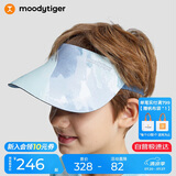 moodytiger儿童空顶帽防晒帽夏季男女童3D可折叠轻便遮阳太阳帽运动棒球帽子