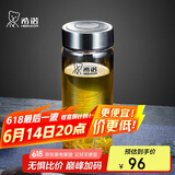 希诺玻璃杯单层加厚大容量家用办公泡茶杯子男车载水杯XN-6016L 400mL