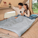 骆驼（CAMEL）户外双人睡袋露营加厚冬季防寒便携睡袋A7S3K1168 2.2Kg静谧蓝 