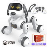 盈佳（AMWELL）智能遥控机器狗玩具小孩婴幼儿编程早教机器人男女孩儿童生日礼物 【早教英数问答】机器狗-黑色