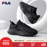 FILA【男女同款】斐乐官方跑步鞋复古老爹鞋火星鞋潮流时尚老爹鞋 男-黑-BK 42