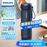 飞利浦（PHILIPS）烧水杯保温杯加热水杯壶迷你便携式旅行出差恒温杯男女士商务礼品