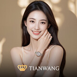 天王（TIAN WANG）手表女 生日礼物昆仑系列钢带机械女表LS5876TP.D.TP.W