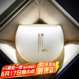 不拙羊脂玉主人杯单杯喝茶专用德化白瓷陶瓷功夫茶杯 精雕罗汉杯-静