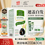 章华（SAVOL）生态染发霜自然黑色2盒装（染膏盖白不含对苯二胺）