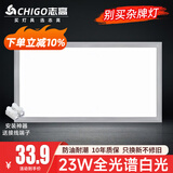 志高厨房灯集成吊顶厨卫灯具300x300x600x600扣板灯卫生间吸顶平板灯 23W /300*600mm/银色/白光