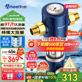 惠尔顿（WHEELTON）前置过滤器反冲洗9T全屋净水器家用大流量自动刮洗清洗滤网防爆抗冻自来水管入户过滤器p0038pro 自行安装【无需更换滤芯】