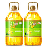 福临门食用油 玉米清香食用植物调和油5L*2 中粮出品