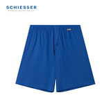 舒雅（Schiesser）男士纯棉透气阿罗裤家居短裤睡裤E5/24195X 中蓝 L